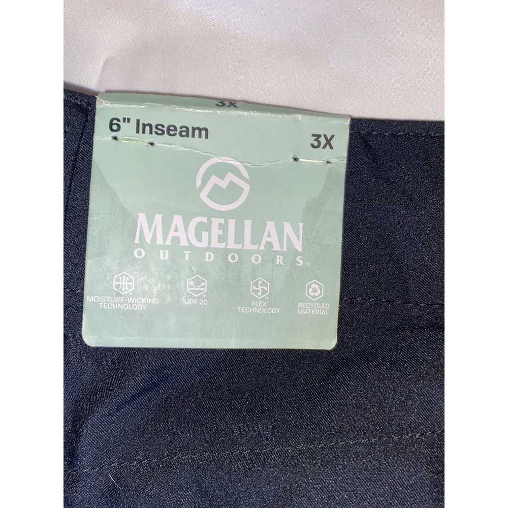 MAGELLAN Outdoors Women's Classic Fit Stretch Black Shorts Size 3X High Rise NWT - Picture 5 of 5